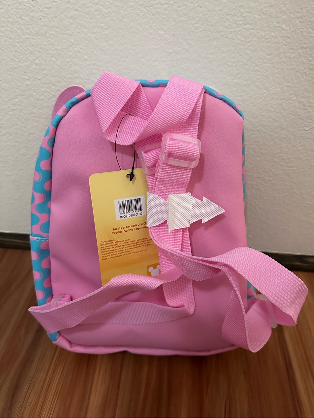 NWT Disney Stitch Pink & Blue Character Mini Backpack - Picture 3 of 3